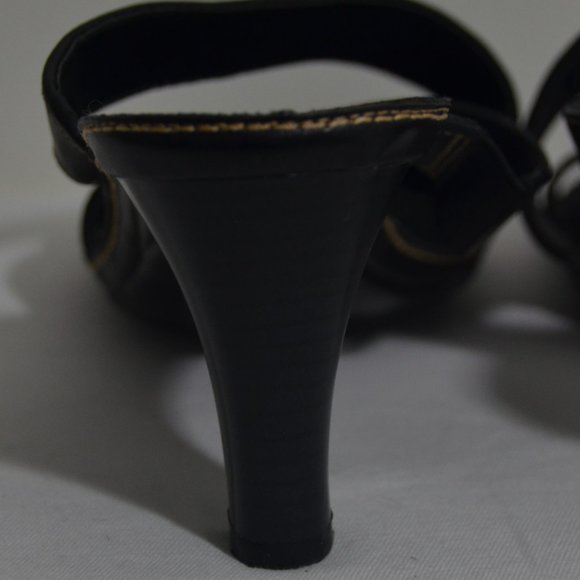 Aerosoles Charlotte Black Strap Summer Heels - Picture 3 of 10